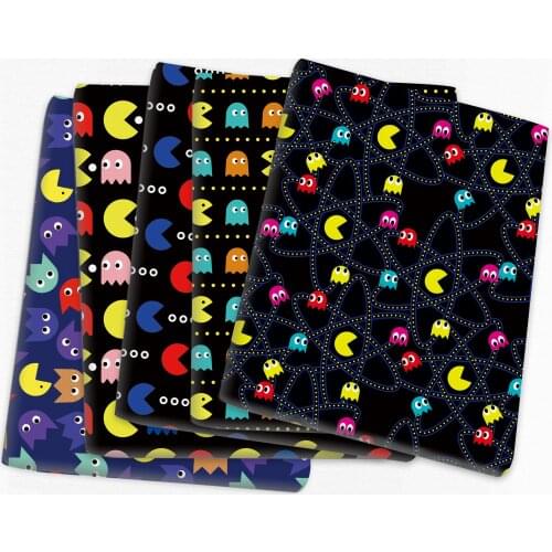 Patchwork Printed Dots Polyester Cotton Fabric for Tissue Sewing Quilting Fabrics Needlework Material DIY Handmade,c15622