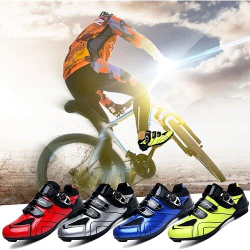 Menss Road MTB Bike Cycling Shoes Spin Shoes Lock Pedal Bike Shoes Ultralight Comfortable Auto-Lock Bike Bicycle Riding Shoes