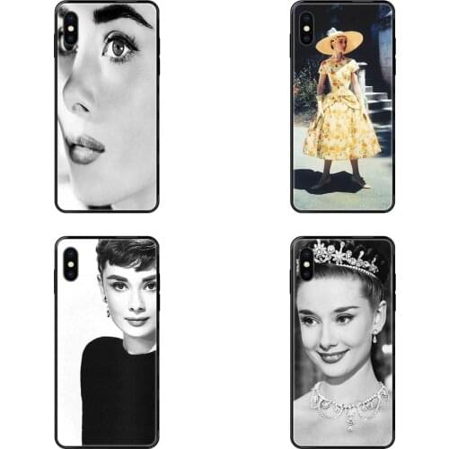 Black Soft TPU Live Love Phone For Xiaomi Redmi Note 4 5 5A 6 7 8 8T 9 9S Pro Max Audrey Hepburn Blue Bubble Gum Free Shipping