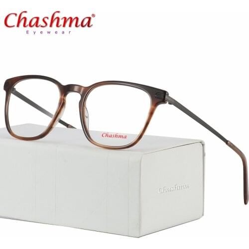 Chashma Acetate Optical Glasses Frame Men Myopia Prescription Eyeglasses Women Ultralight Transparent Spectacles Eyewear