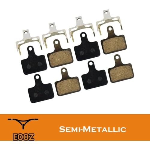 4 Pairs Semi - Metallic bicycle DISC BRAKE PADS for SHIMANO Ultegra R9170 R8070 R7070 RS805 RS505 XTR M9100 / K02S REPLACEMENT