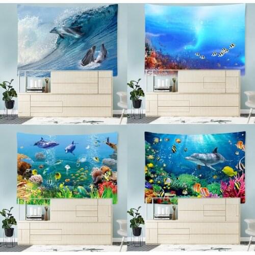 Seaside scenery college dorm tapestry room decor aesthetic wall tapestry abstract mexican decor tapestry witchcraft dorm room