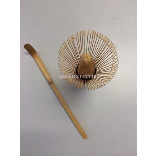 Professional Handmade Bamboo Japan Chasen ( Matcha Whisk ) 100 Pondate + Scoop, Japanese Tea Ceremony Sets