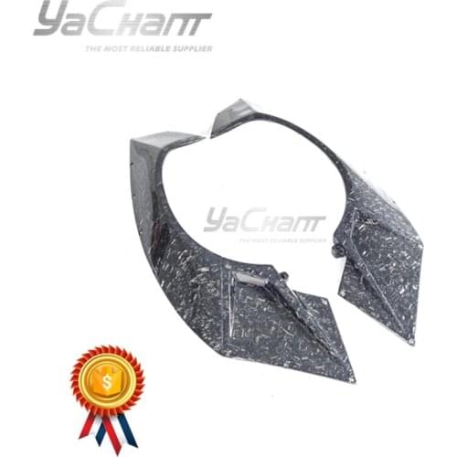 Carbon Fiber Forged Carbon Weave Rear Fender Flare Fit For 2011-2017 Aventador Coupe & Roarster SVJ-Extra Wide