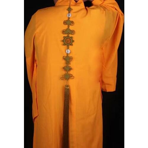 High Quality Shaolin Monk hanging bead tassel ears abbot knot Beads hanging ear Buddha dovetail jade falun knot back cloud