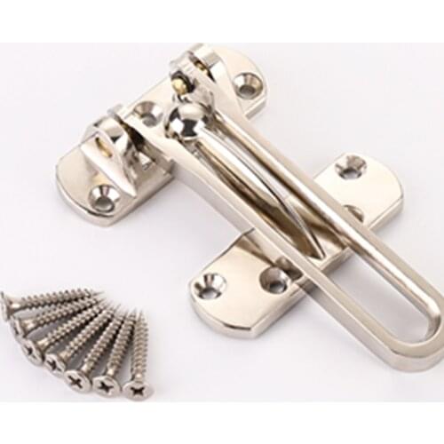 Door Security Safety Locks Strong Durable Home Chain Lock Guard Catch Hasp Clasp Lock for Door Security Tools