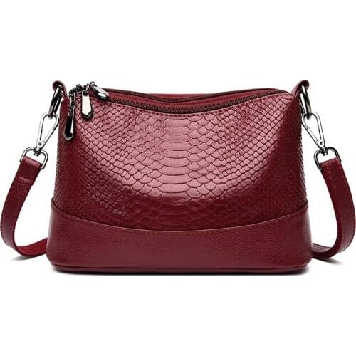 High Quality Leather Luxury Handbags Women Bags Designer Womens Messenger Shoulder Crossbody Bags for Women 2020 Female Purse