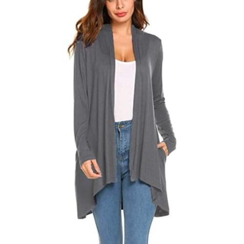 Womens Spring And Autumn Cardigan Sweater Coat
