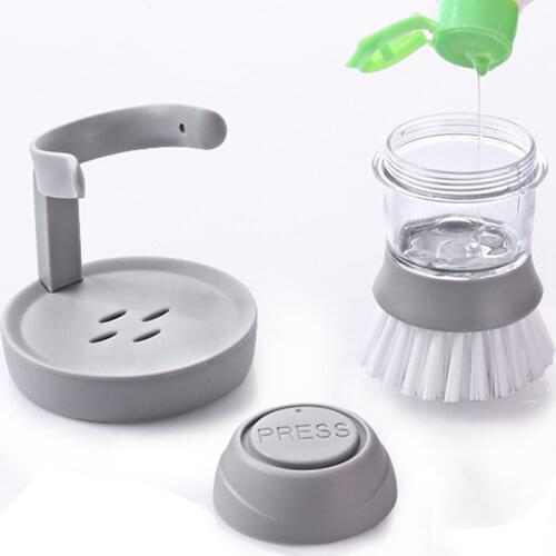 Cleaning Brushes Dish washing tool Soap Dispenser Refillable pans cups bread Bowl scrubber kitchen goods accessories gadgets