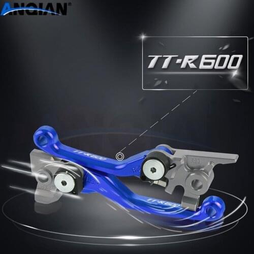 For Yamaha TTR600 Motorcycle Accessories Dirt Pit Bike Motocross Pivot Brake Clutch Levers TTR 600 1998 1999 2000 2001 2002
