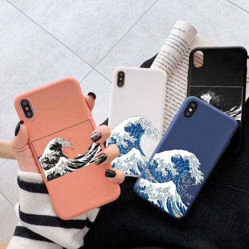 The Great Wave of Kanagawa TPU Case For Samsung Galaxy S10 S9 S20 Plus Ultra A40 A41 A50 A70 A51 A71 A10 A11 A20 A30 A21S Cover