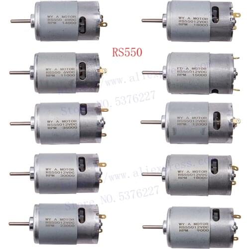 RS550 6V 12V Electric Motor Drive Engine Accessory Kids RC Car Children Ride on Toys Replacement Parts