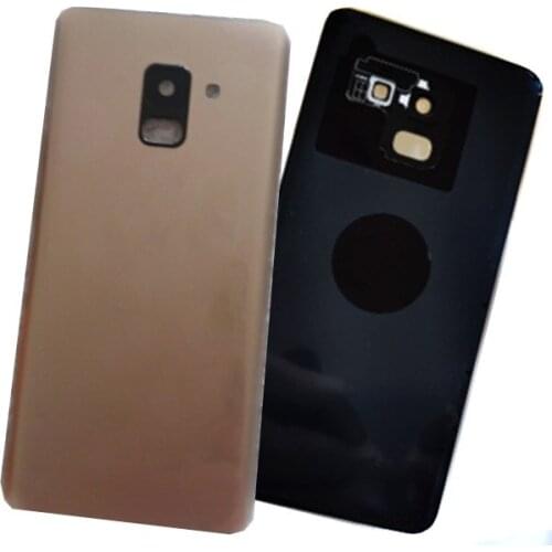 For Samsung Galaxy A8 2018 A530 SM-A530F A530F A530DS Housing Battery Glass Back Cover Camera Lens Cover Housing