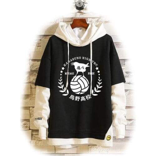Haikyuu Cosplay Hoodies Karasuno Volleyball Club Costume Sweatshirt Adult Unisex Hooded Sweater Spring and Autumn