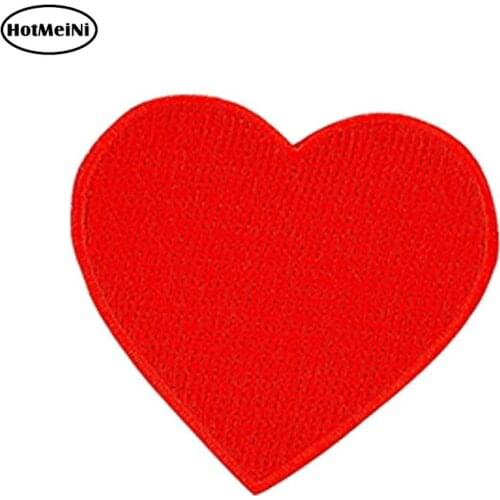 HotMeiNi 13cm x 13cm Car Styling Car Sticker Waterproof Cuore Rosso Amare Heart Bumper Doors And Windows Accessories