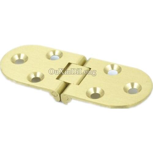 Top Designed 4PCS Solid Brass Hinges Dining Table Round Table Folding Table Hinges Furniture Hardware Accessories