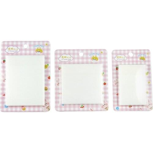 Transparent Sticky Notes With Scrapes Stickers Sticky Simple Self-Adhesive Paper For Student Office Supplies