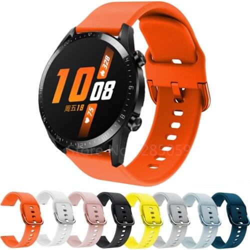Smart Watch Bracelet Strap For Huawei Watch GT 2 42mm 46mm Silicone Watch Band For Huawei Honor GT2 / GS Pro Magic 2 Wrist Strap