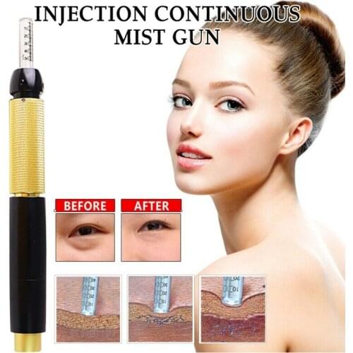 0.5 Hyaluronic Acid Pen Lip Injection 3 Adjust Pressure Hyaluron Pen for Anti Wrinkle Lip Lifting Meso Gun with Ampoule Noozle