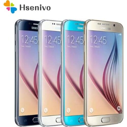 Unlocked Original Samsung Galaxy S6 Android MobilePhone G920F G920V G920A G920P 3GB 32GB 5.1" 16.0MP 4G LTE Octa Core Smartphone