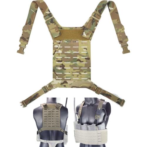 D3 SS MK Chest Rig Tactical Airsoft MOLLE Vest Chest Rig Strap Military Universal Vest Back Panel Equipment Accessories