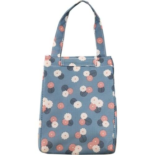 Lunch Bag Printing Portable Insulated Thermal Cooler Box Lunch Food Storage Bag Picnic Container Sac A Lunch Canvas