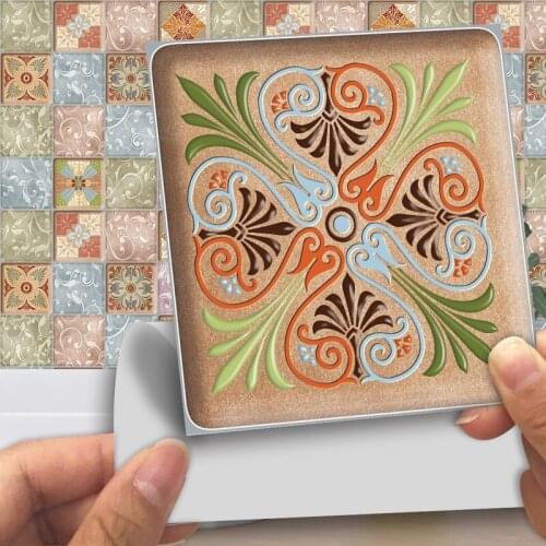 Thickened Crystal Tile Stickers Kitchen Bathroom Home Decoration Waterproof Wear-resistant Beautiful Seam Diagonal Wall Stickers