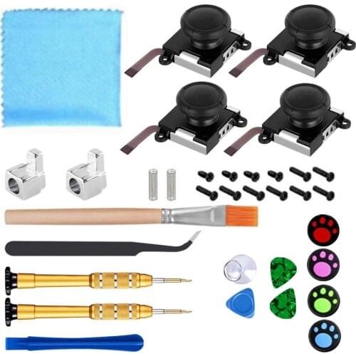 3D Analog Joystick Replacement Parts Wear Resistant Controller Repair Kit For Nintendo Switch Lite Joy Con 3D Joystick