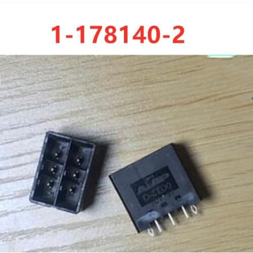10pcs D-3200 6-pin socket 1-178140-2 straight pin electronic board socket