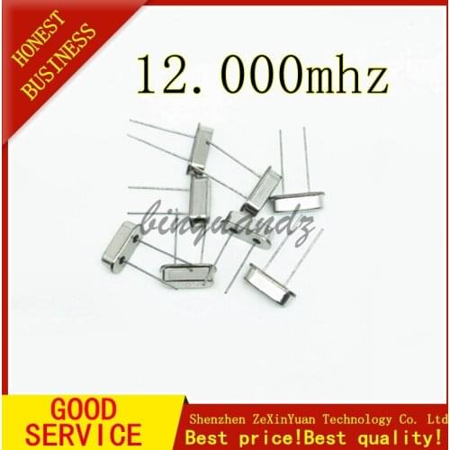 200PCS/LOT hc-49s 12MHz 12.000mhz HC49S 20ppm 20pF quartz resonator new