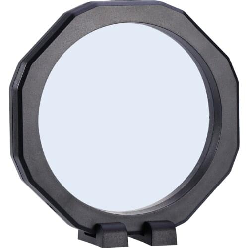 PIXNOR 12.8cm Diameter 3D Floating Frame Jewelry Shadow Box Coin Box Jewellery Display Show Case with Rectangle Base