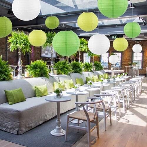 4 Inch (10CM) Upscale Party Decoration Design Small Chinese Paper Lanterns for Wedding Christmas Hanging Supplies