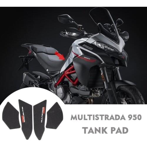 Tank Pad For DUCATI MULTISTRADA 950 950S 2019 2020 2021 Knee Pad Motorcycle Anti Slip Fuel Tank pad Side Stickers