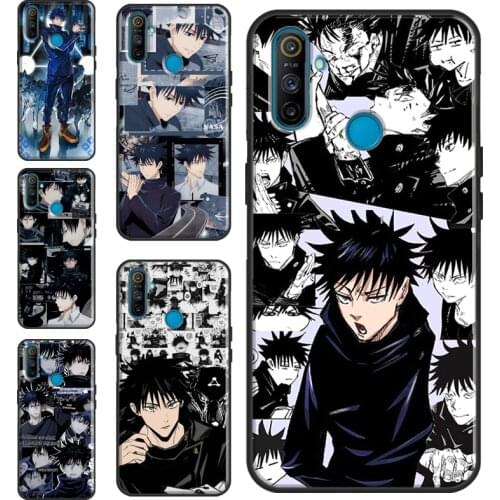 Jujutsu Kaisen Fushiguro Megumi Case For OnePlus 8 Pro 9 Pro Nord 7T 8T 9R Cover For Realme C21 C15 C11 C3 GT Q3 6 7 8 Pro