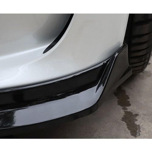For tesla 2019- 2020 Front shovel front lip small surround refitting anti-collision front bar decoration