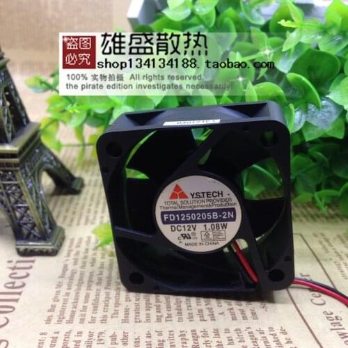For Yuanshan Y.s.tech 5020 Double Ball Mute Cooling Fan 12V 1.08W FD1250205B-2N
