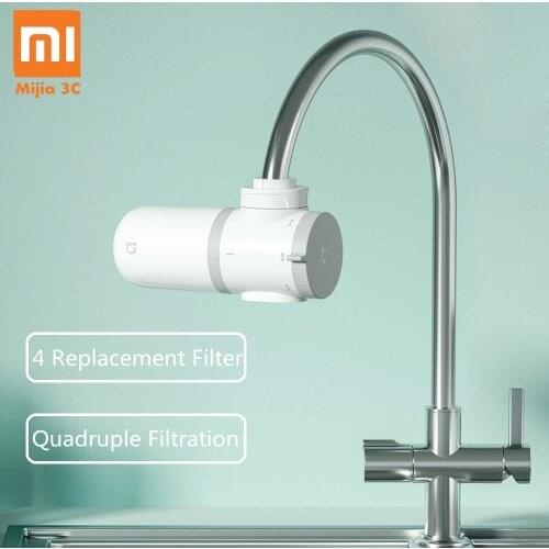 Xiaomi Mijia Faucet Water Purifier Filter Kitchen Bathroom Sink Faucet Tap Filtration Water Cleaner Purifier Xiaomi Smart Home
