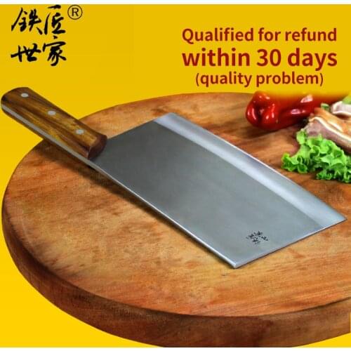 Chinese chef knife handmade forged stainless steel kitchen knives sharp vegetable meat fish slicing knife cuchillos de cocina