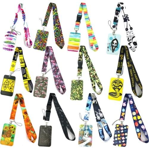 Key lanyard Car KeyChain ID Card Pass Gym Mobile Phone Badge Kids Key Ring Holder Jewelry Decorations