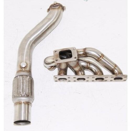 SS Turbo Manifold Header w/3" Downpipe for 92-96 BM*W E36 M42 318i 318is 318ti