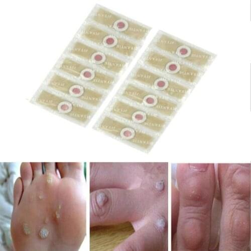 12/24/60pcs Foot Care Medical Plaster Feet Medical Corn Remover Warts Thorn Patch Callus Removal Sticker Soften Skin Cutin Set