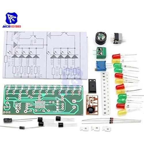 Diymore CD4060 SMD Music LED Light DIY Kit Electronic Component Experimental Teaching Module