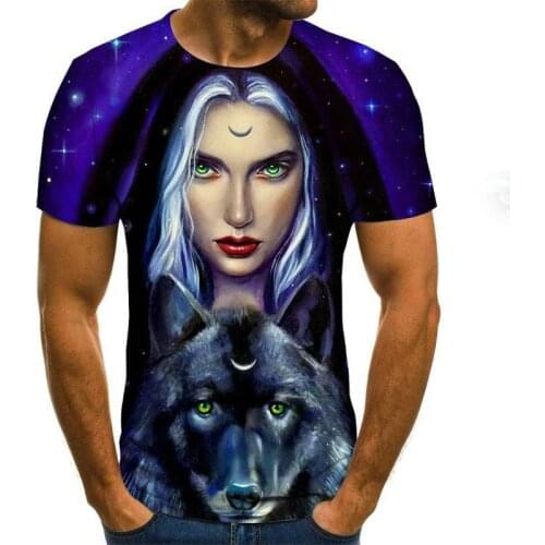 2021 new 3D printed short-sleeved T-shirt for men 3D interesting T-shirt for mens casual fashion all-match hip-hop fitness T-sh