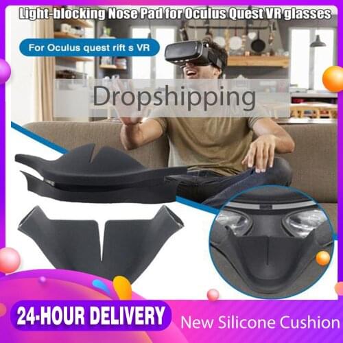 VR Glasses Silicone Protective Shading Cover Light-Blocking Nose Pad Cushion Eye Mask Holder For Oculus Quest VR Accessories