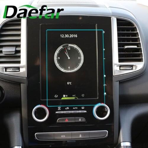 Daefar Car GPS Navigation Screen Protective Toughened Film for Samsung QM6 Renault Koleos MK II 2 2016 - 2020 Accessories