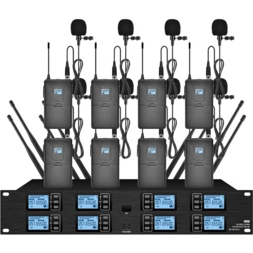 Professional wireless microphone lavalier condenser microphone outdoor activity stage performance church microphone