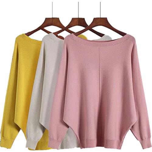 GIGOGOU Vertical Striped Women Pullovers And Sweaters Fall Winter Loose Casual Lady KNITWEAR Chic Long Sleeve Christmas Sweaters