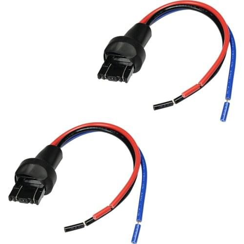 YUNPICAR 7440 7443 T20 Bulb Connector Male Adapter for Automotive Brake Light Bulbs/Turn Signal/Reverse Light Bulbs Socket