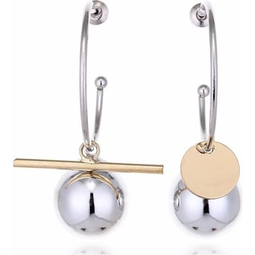 Aretes Earing European And American Popular New Winter Asymmetric Acrylic Earing Eardrop Geometry Cross-border For Earrings