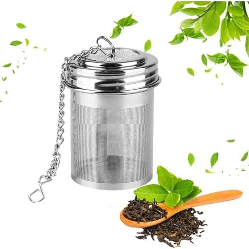 1PC Creative Stainless Steel Tea Infuser Strainer Leaf Spice Herbal Teapot Reusable Mesh Filter Home Kitchen Accessories